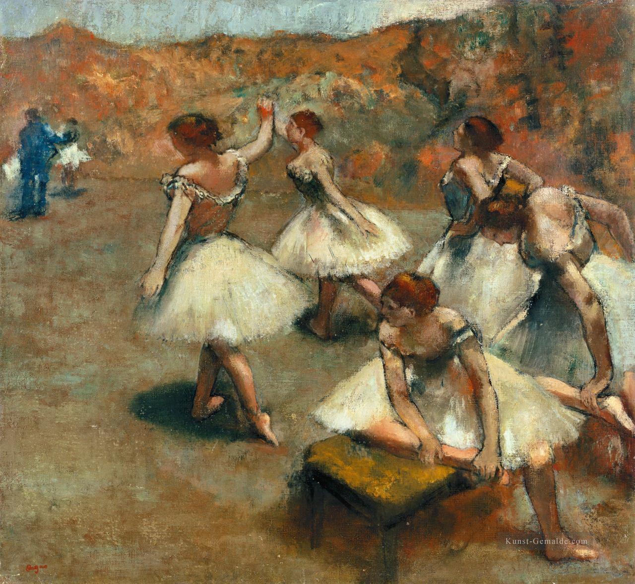 außerhalb Edgar Degas proben Ölgemälde